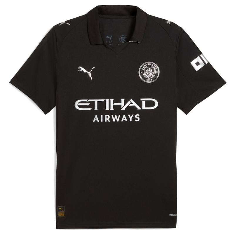 Maglia da Calcio Manchester City Trasferta 2025-2026 - Nero